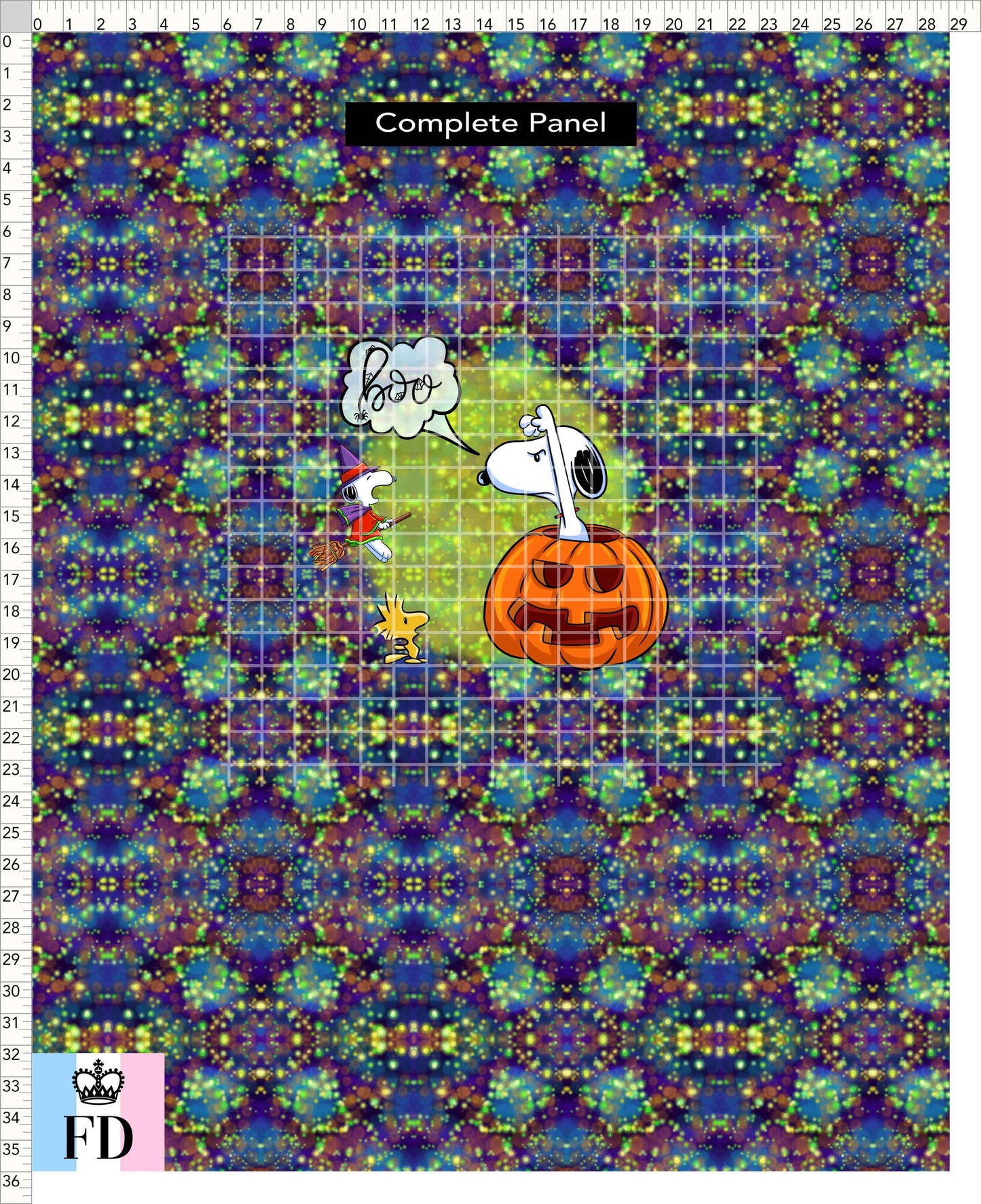PREORDER - Snoopyween - Panel - Boo - ADULT