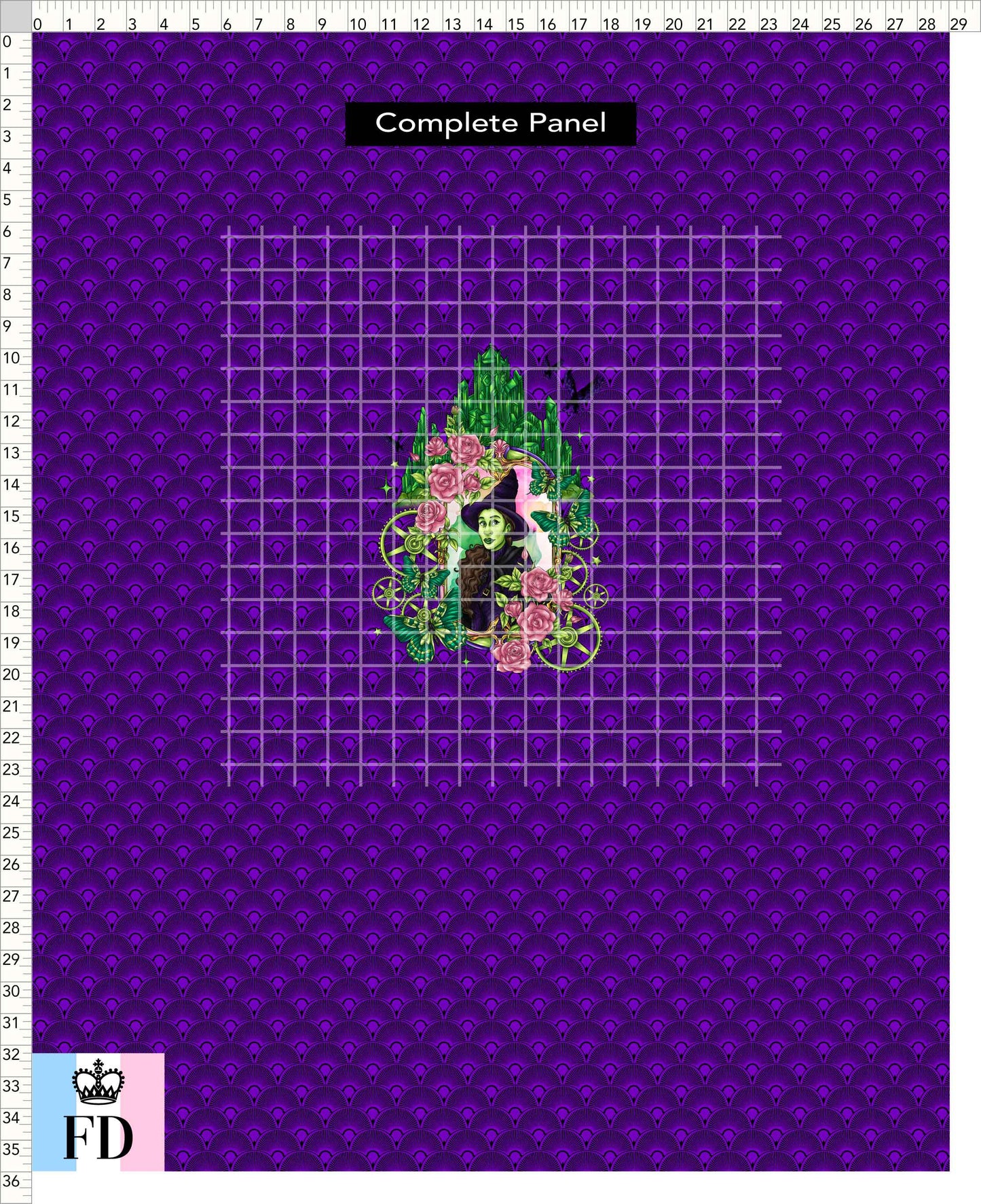 PREORDER - Defying Gravity - Panel - Elphie - Purple - ADULT