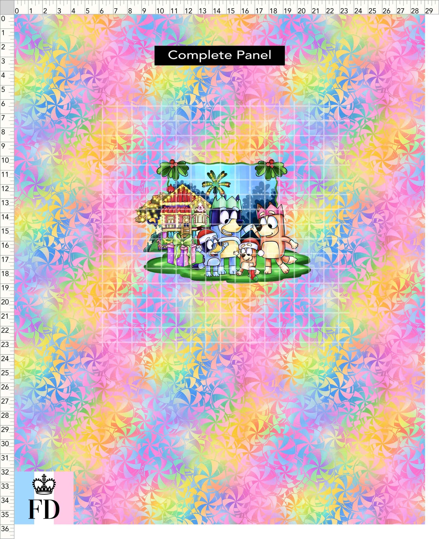 PREORDER - Christmas Wackadoo! - Panel - Family - Candy Colorful - CHILD or ADULT