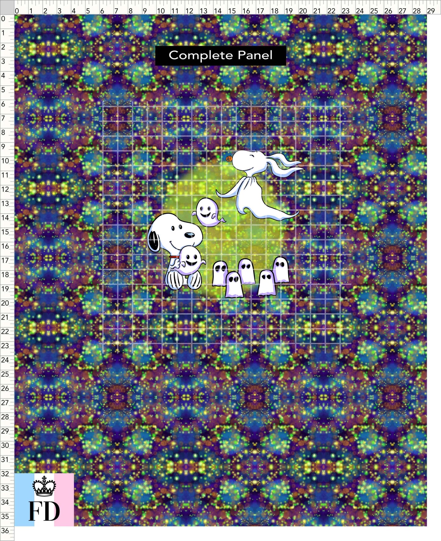 PREORDER - Snoopyween - Panel - Ghosts - ADULT