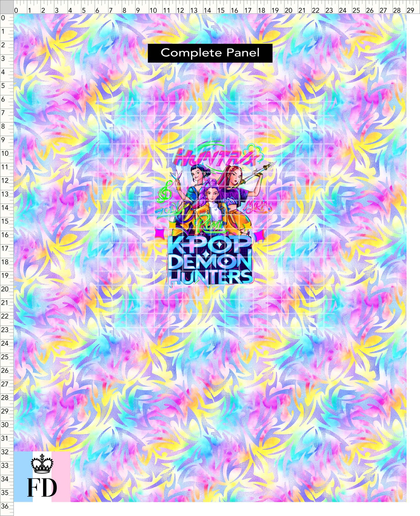 PREORDER - KPop Demon HuntrX - Panel - KPop DH - Colorful Wild - ADULT