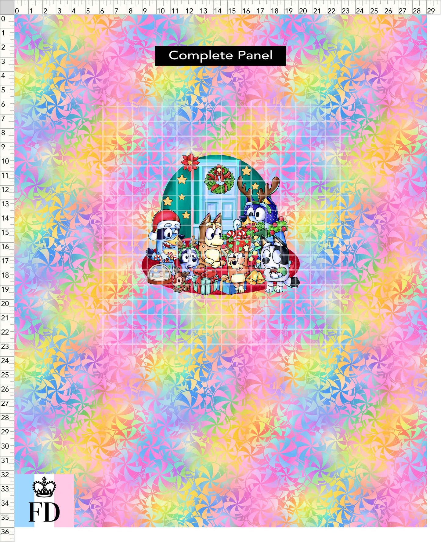 PREORDER - Christmas Wackadoo! - Panel - Party - Candy Colorful - CHILD or ADULT
