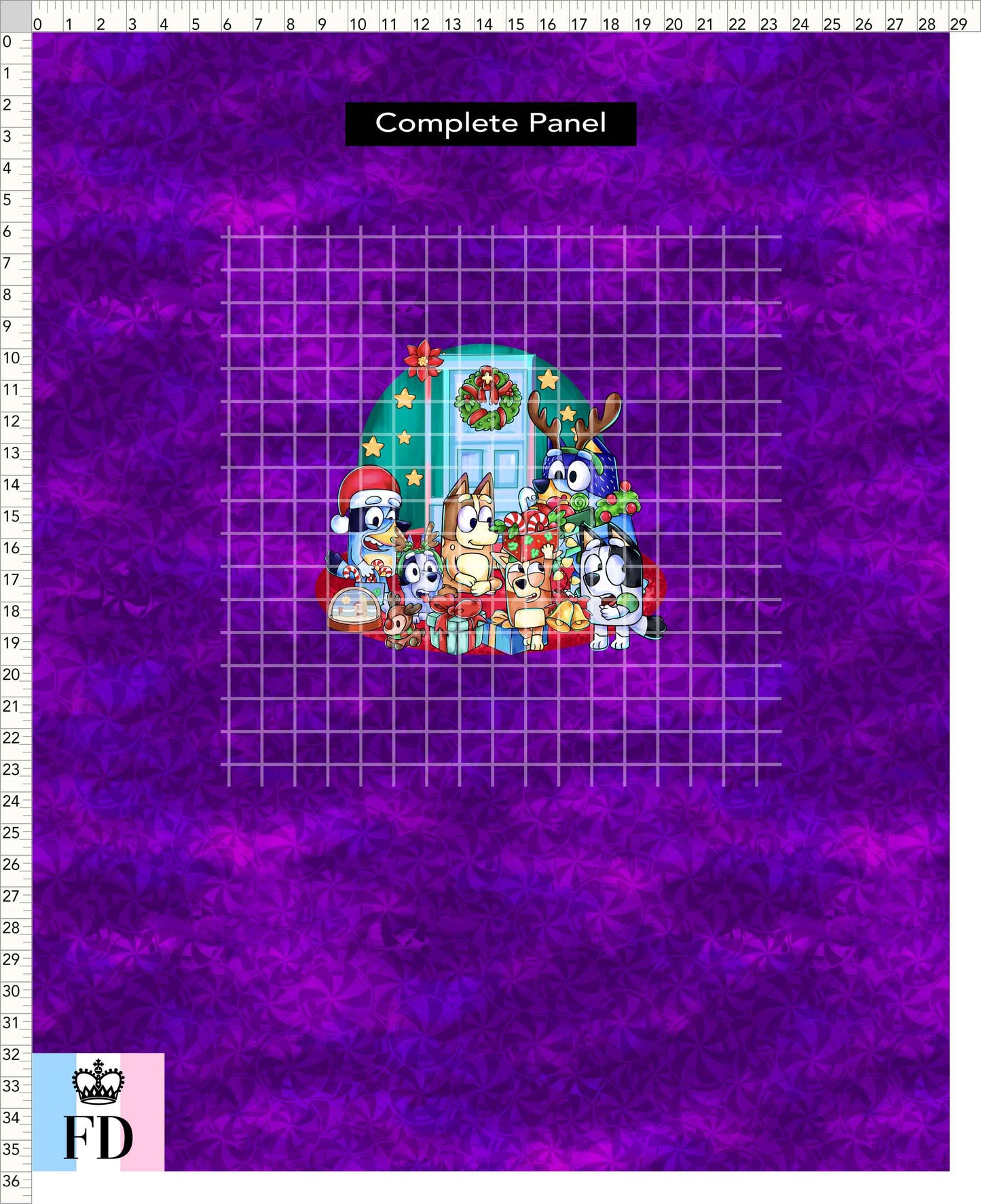 PREORDER - Christmas Wackadoo! - Panel - Party - Candy Purple - CHILD or ADULT