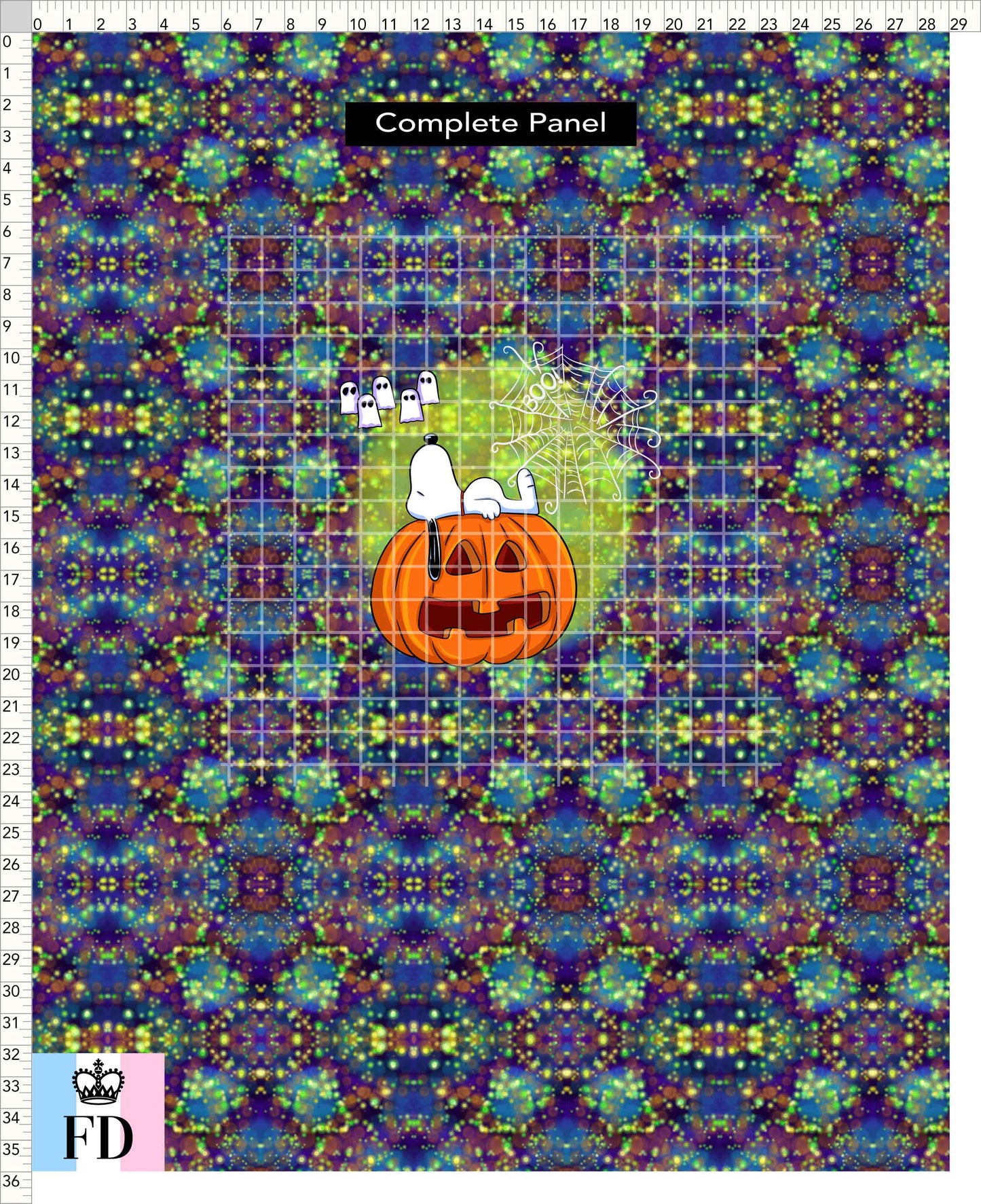 PREORDER - Snoopyween - Panel - Pumpkin - ADULT