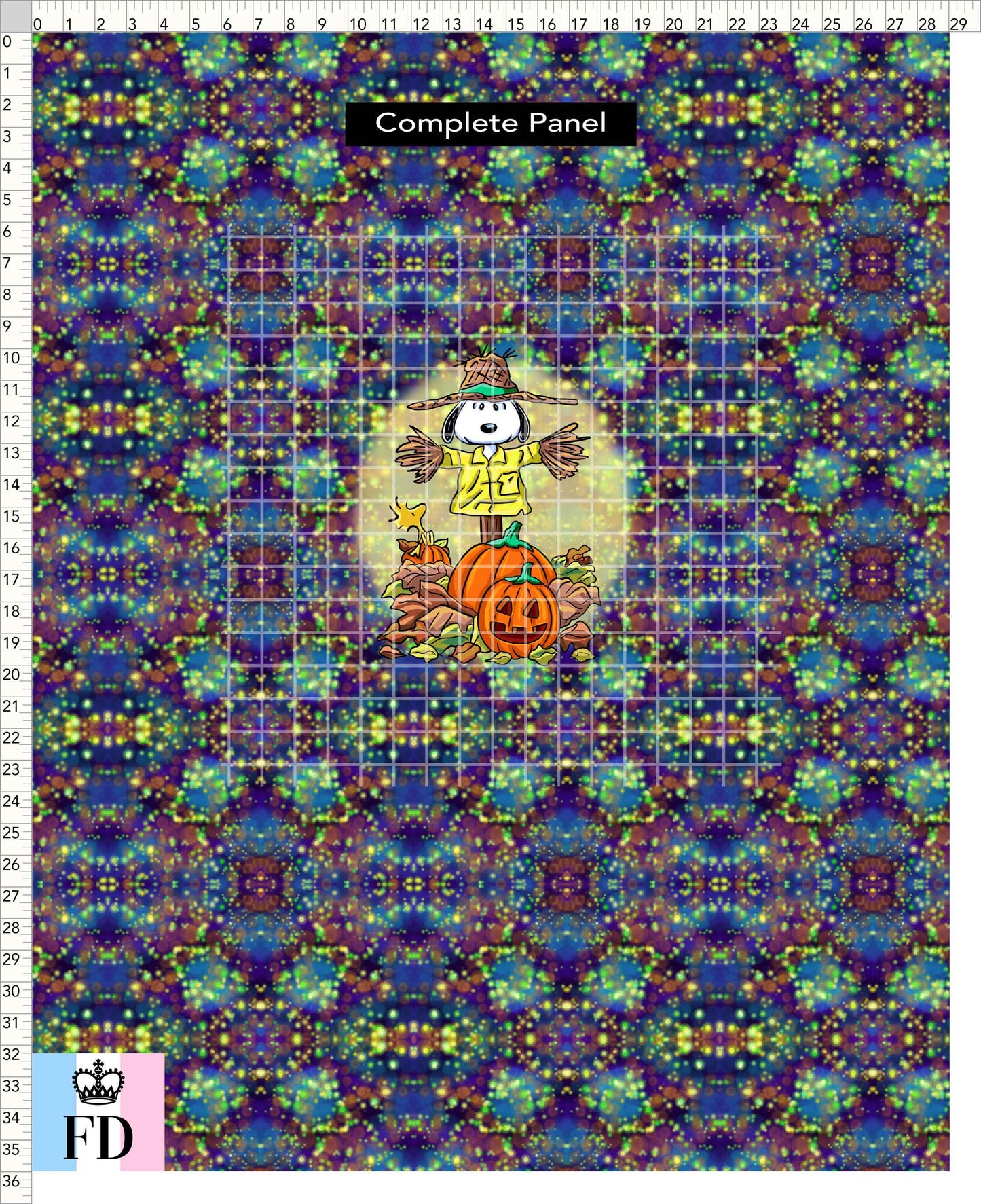 PREORDER - Snoopyween - Panel - Scarecrow - ADULT