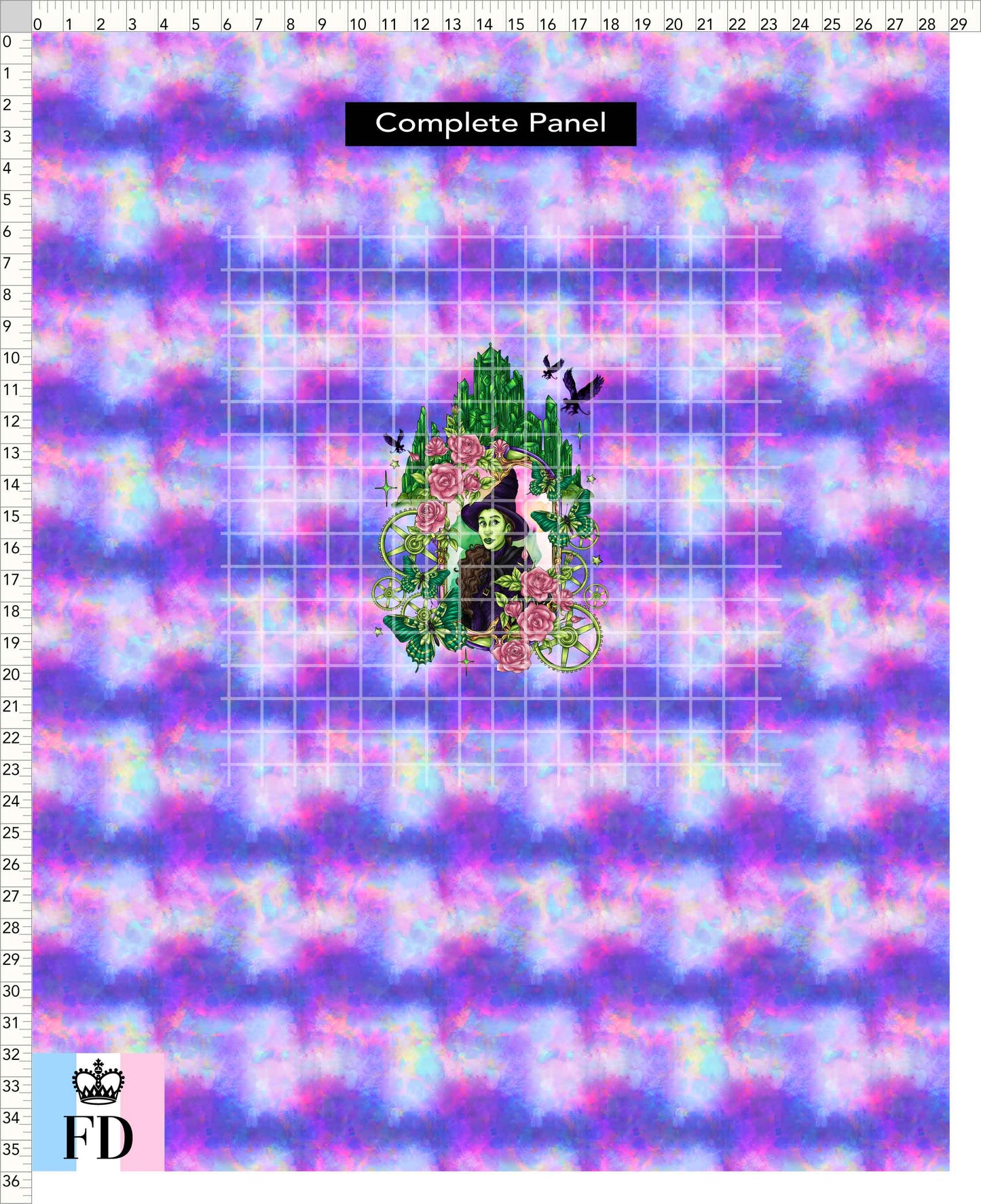 PREORDER - Defying Gravity - Panel - Elphie - Color Mix - ADULT