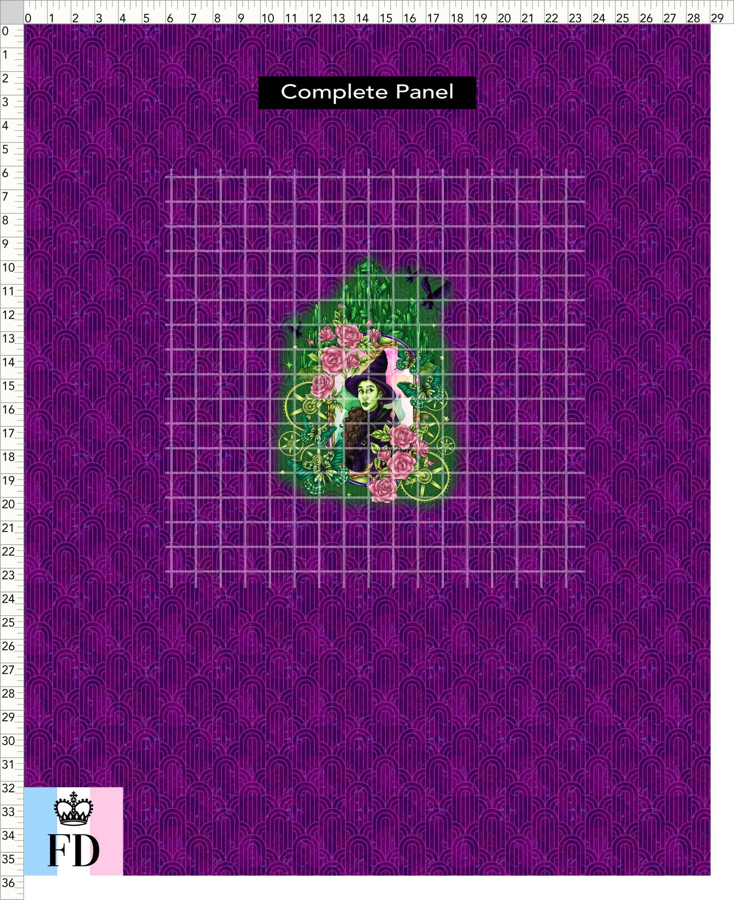 PREORDER - Defying Gravity - Panel - Elphie - Magenta - ADULT