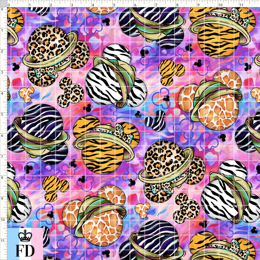 PREORDER - Safari Adventures - Animal Print Heads - Colorful - REGULAR SCALE