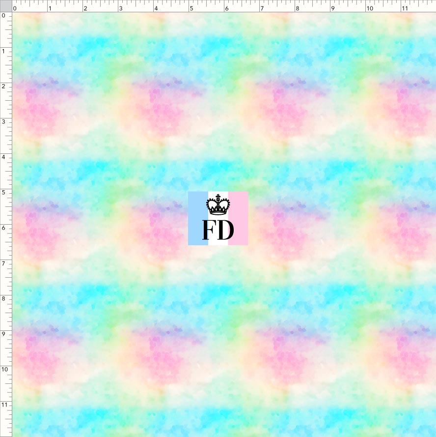 PREORDER - Winter Pooh Friends - Background - Rainbow Pastel