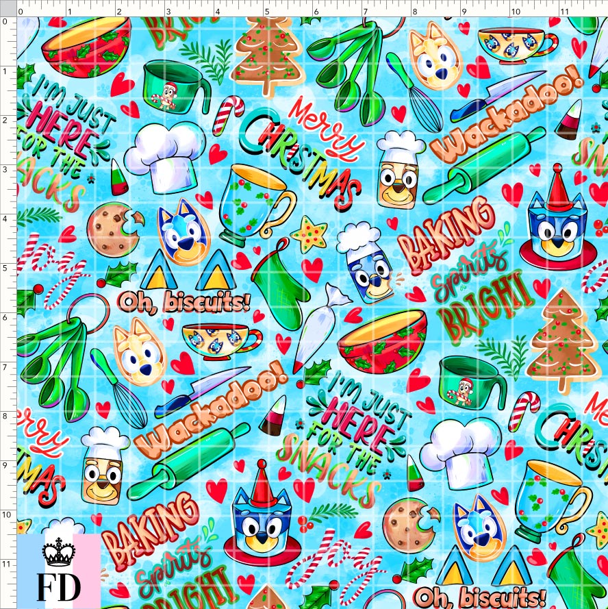 PREORDER - Christmas Wackadoo! - Baking Spirits - Light Blue - REGULAR SCALE