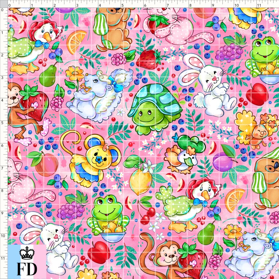 PREORDER - Short-Berry Friends - Berry Pets - Pink - REGULAR SCALE