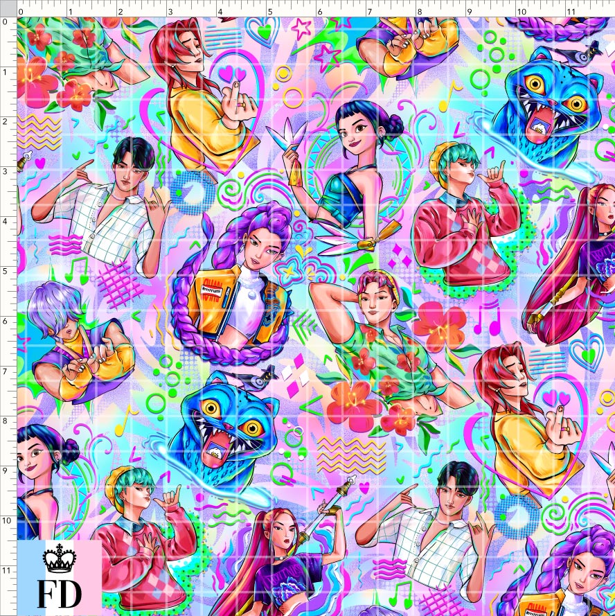 PREORDER - KPop Demon HuntrX - Characters - Pastel - REGULAR SCALE
