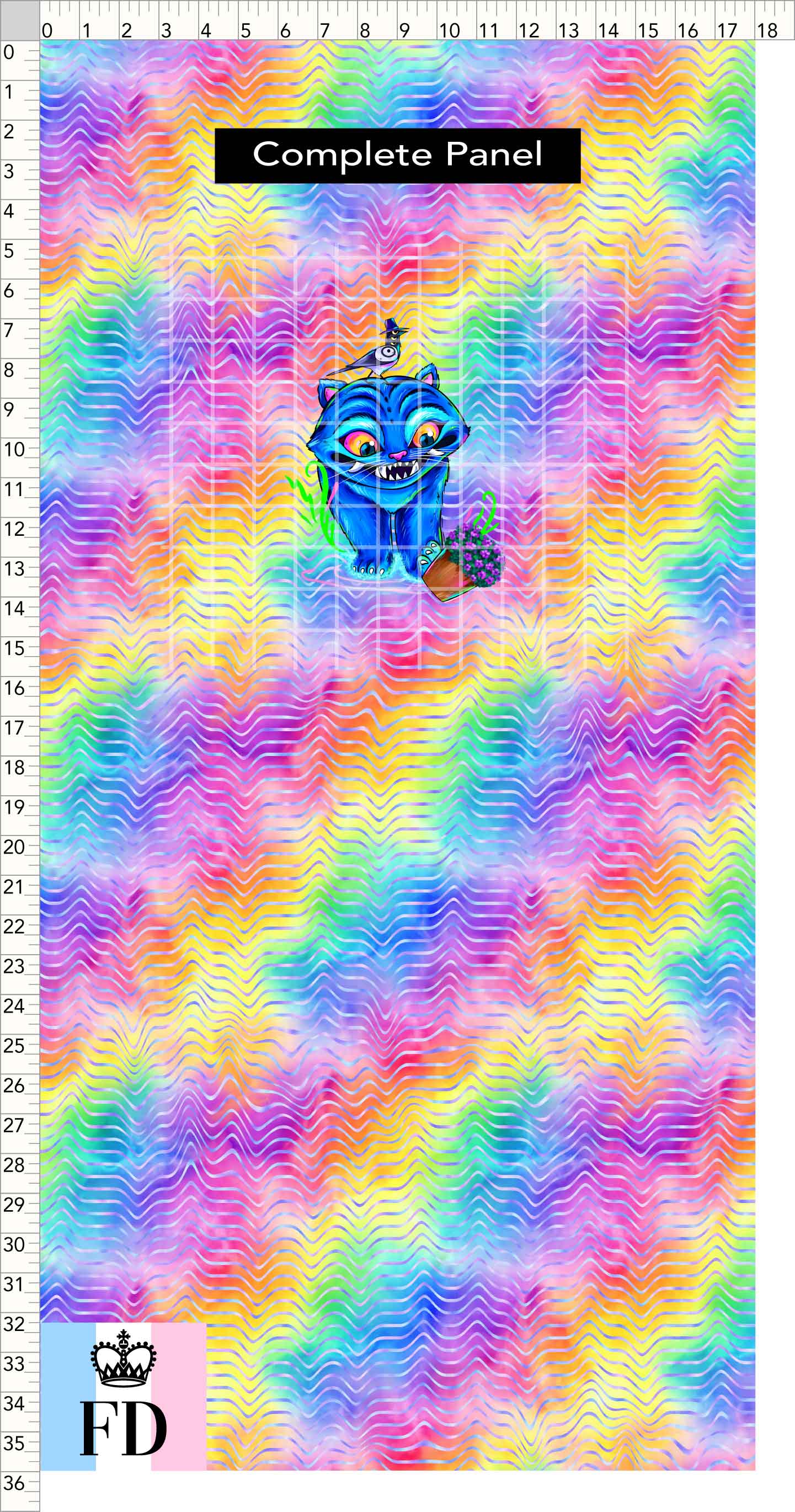 PREORDER - KPop Demon HuntrX - Panel - Derb - Rainbow Waves - CHILD