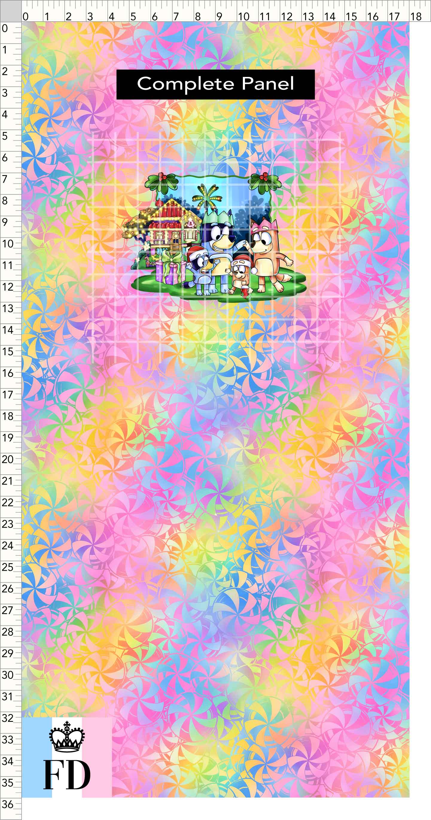 PREORDER - Christmas Wackadoo! - Panel - Family - Candy Colorful - CHILD or ADULT