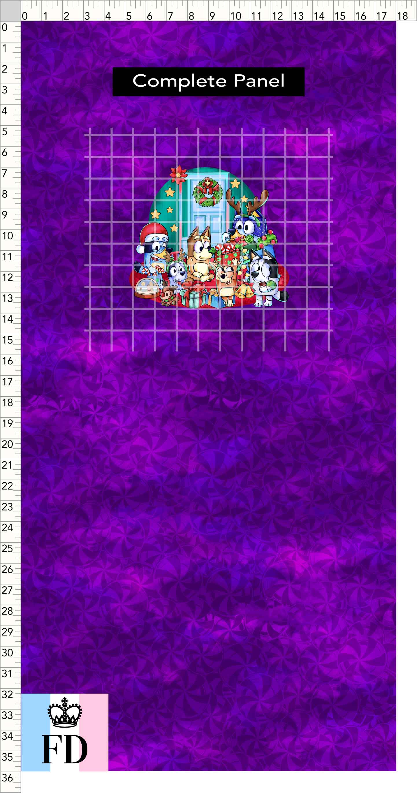 PREORDER - Christmas Wackadoo! - Panel - Party - Candy Purple - CHILD or ADULT