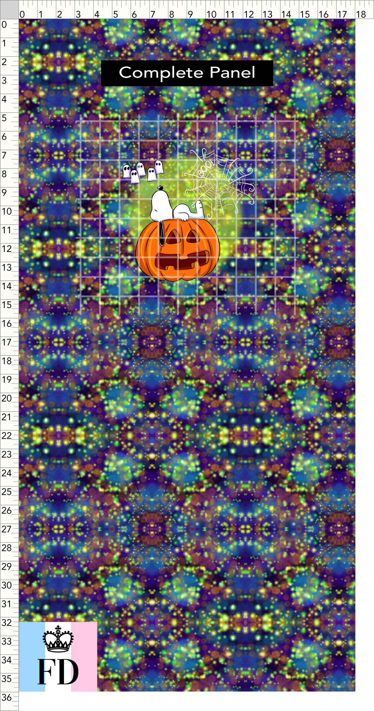 PREORDER - Snoopyween - Panel - Pumpkin - CHILD