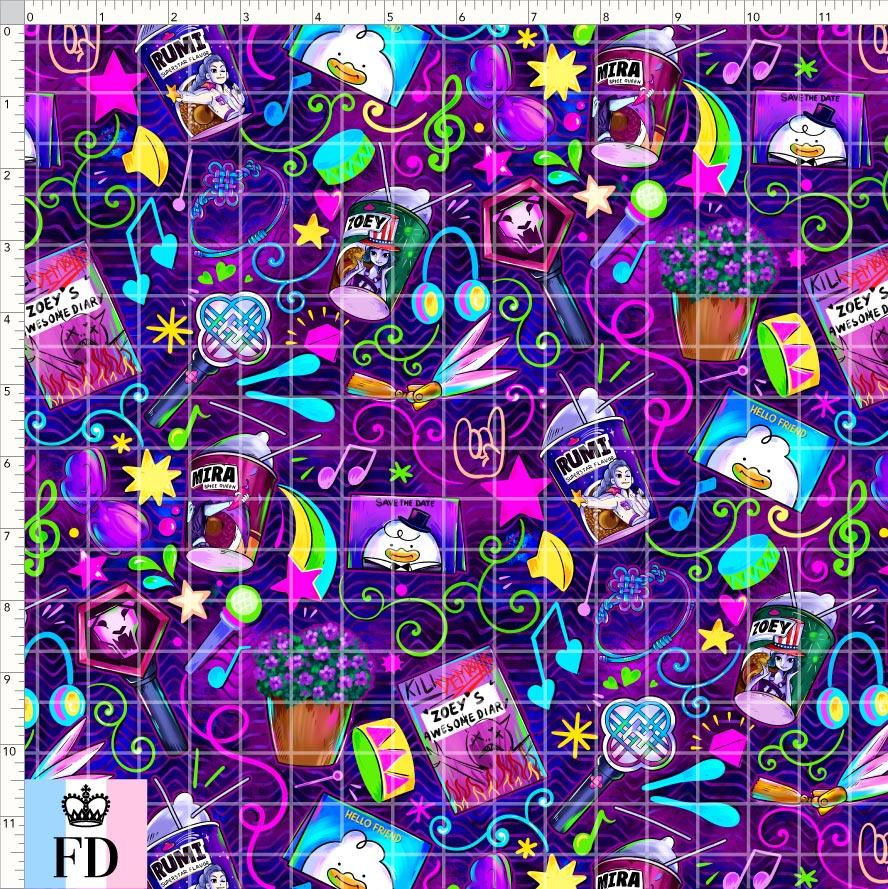 PREORDER - KPop Demon HuntrX - Elements - Blue Magenta - SMALL SCALE