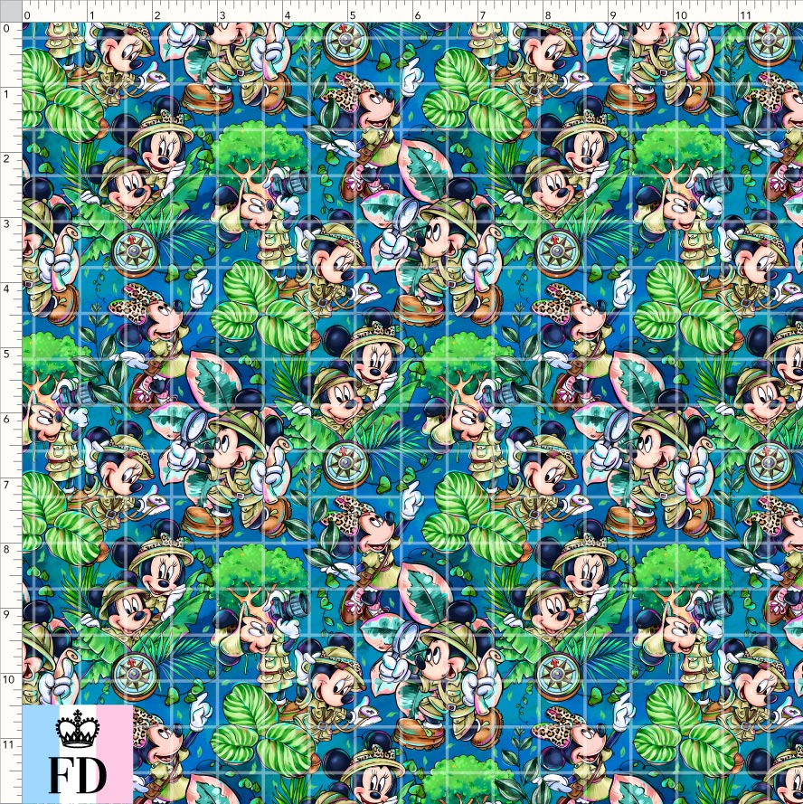 PREORDER - Safari Adventures - Explorer Mice - Blue - SMALL SCALE