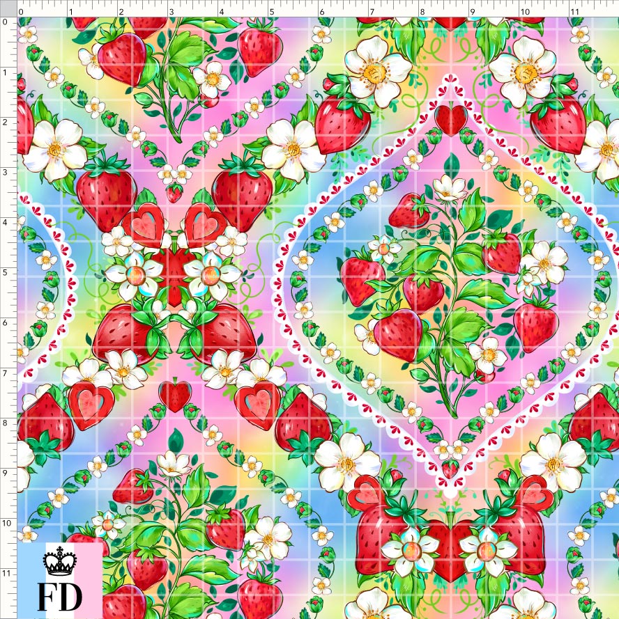 PREORDER - Short-Berry Friends - Fields - Rainbow - REGULAR SCALE