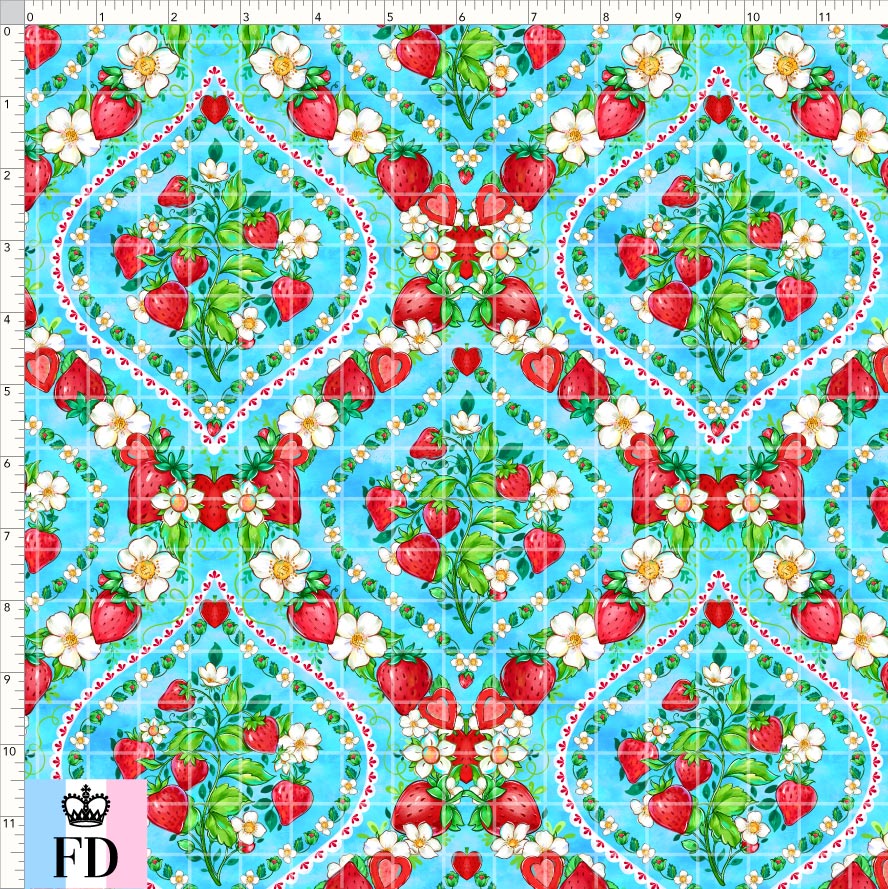 PREORDER - Short-Berry Friends - Fields - Turquoise - SMALL SCALE