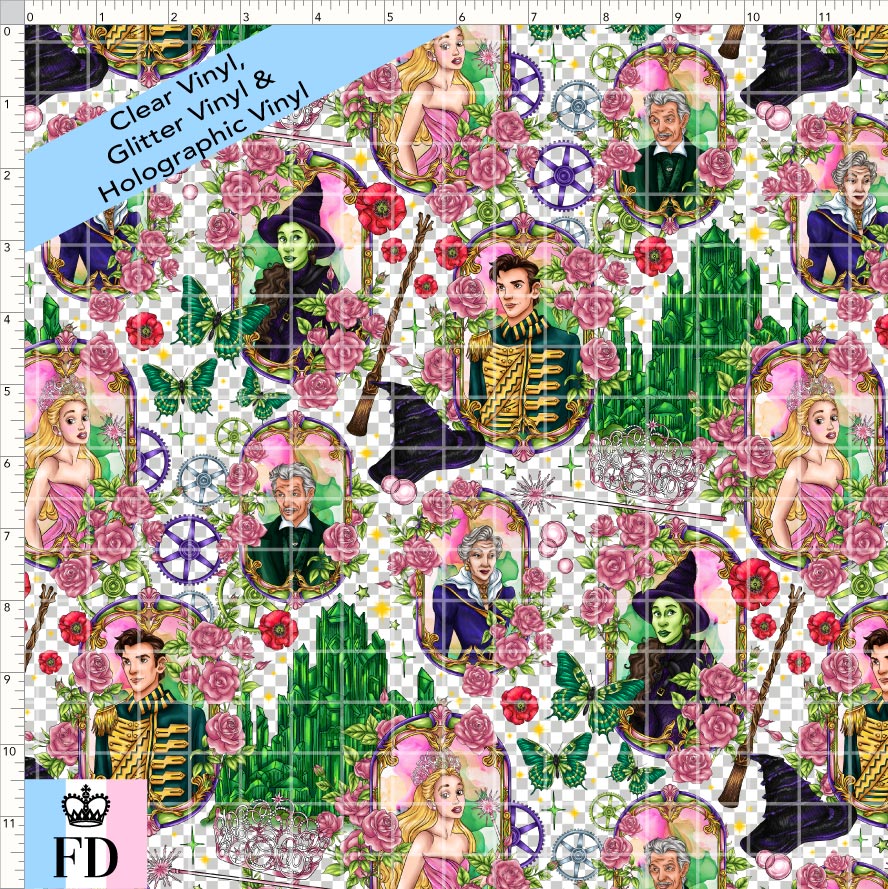 PREORDER - Defying Gravity - Frames - CLEAR & GLITTER VINYL - REGULAR SCALE