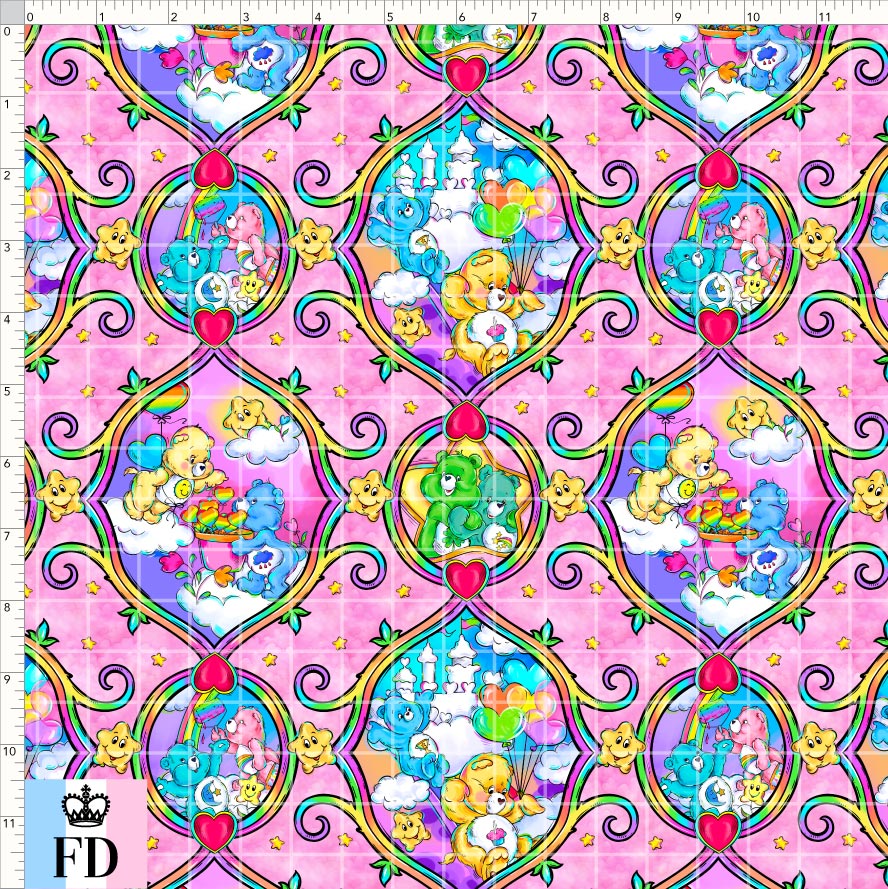 PREORDER - Rainbow Bears - Frames - Pink - SMALL SCALE