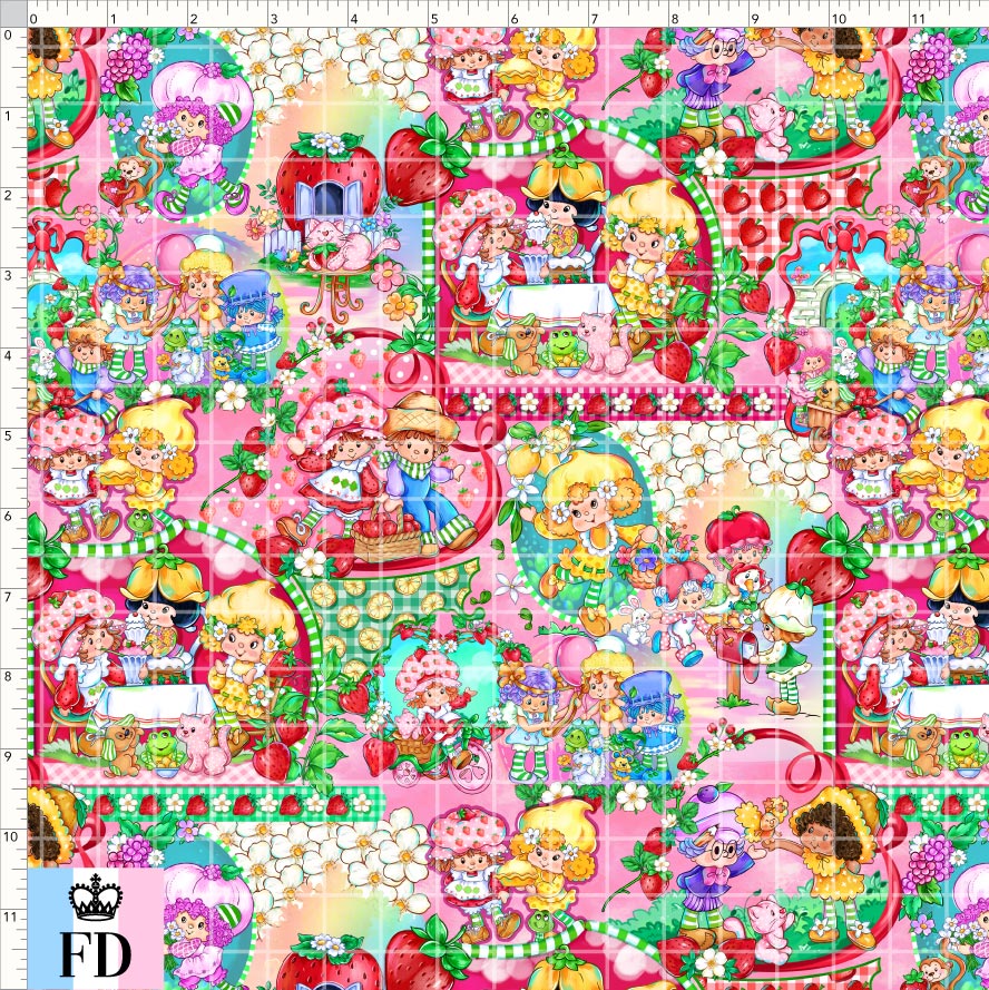 PREORDER - Short-Berry Friends - Fruity Friends - Pink - SMALL SCALE