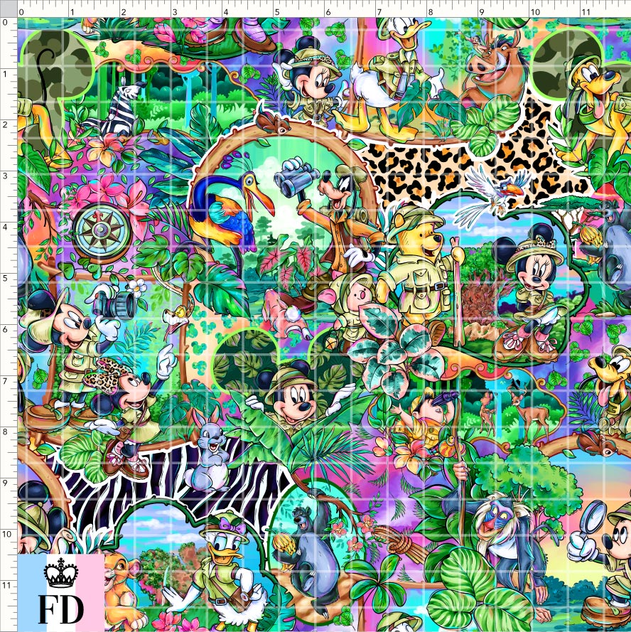 PREORDER - Safari Adventures - In The Wild - Colorful - REGULAR SCALE