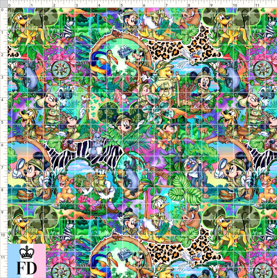 PREORDER - Safari Adventures - In The Wild - Colorful - SMALL SCALE