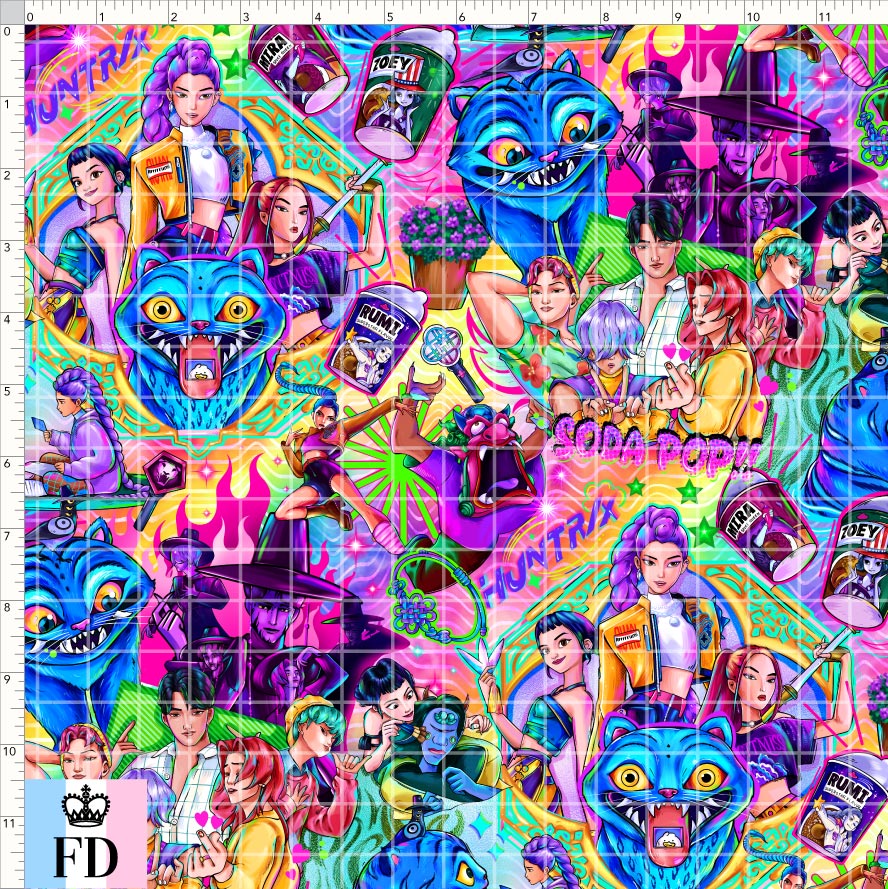 PREORDER - KPop Demon HuntrX - Main - Rainbow - REGULAR SCALE