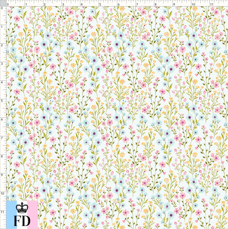 PREORDER - Flowers - Pastel Chiffony Flowers