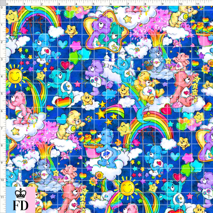 PREORDER - Rainbow Bears - Main - Dark Blue - SMALL SCALE
