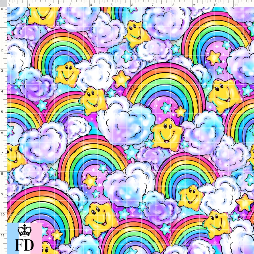 PREORDER - Rainbow Bears - Rainbow Star - Colorful - REGULAR SCALE