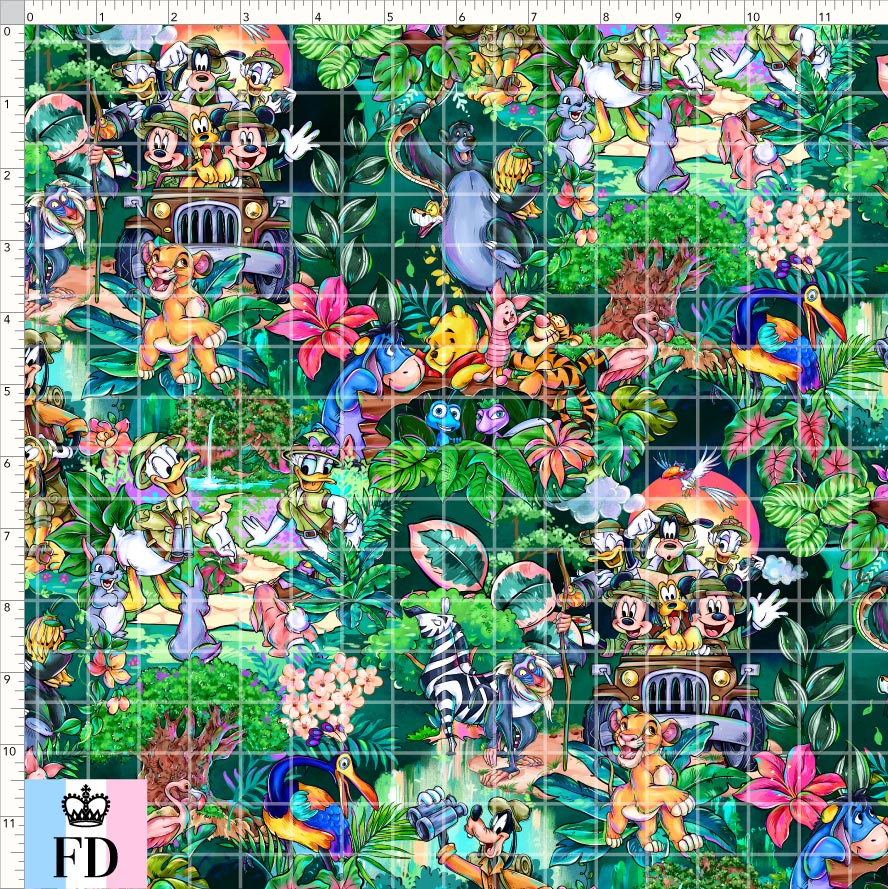 PREORDER - Safari Adventures - Main - Emerald - REGULAR SCALE