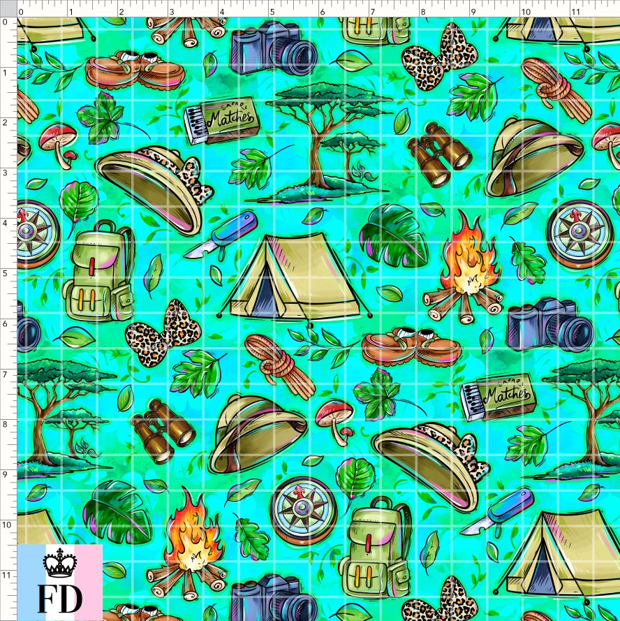 PREORDER - Safari Adventures - Equipment - Aqua - SMALL SCALE