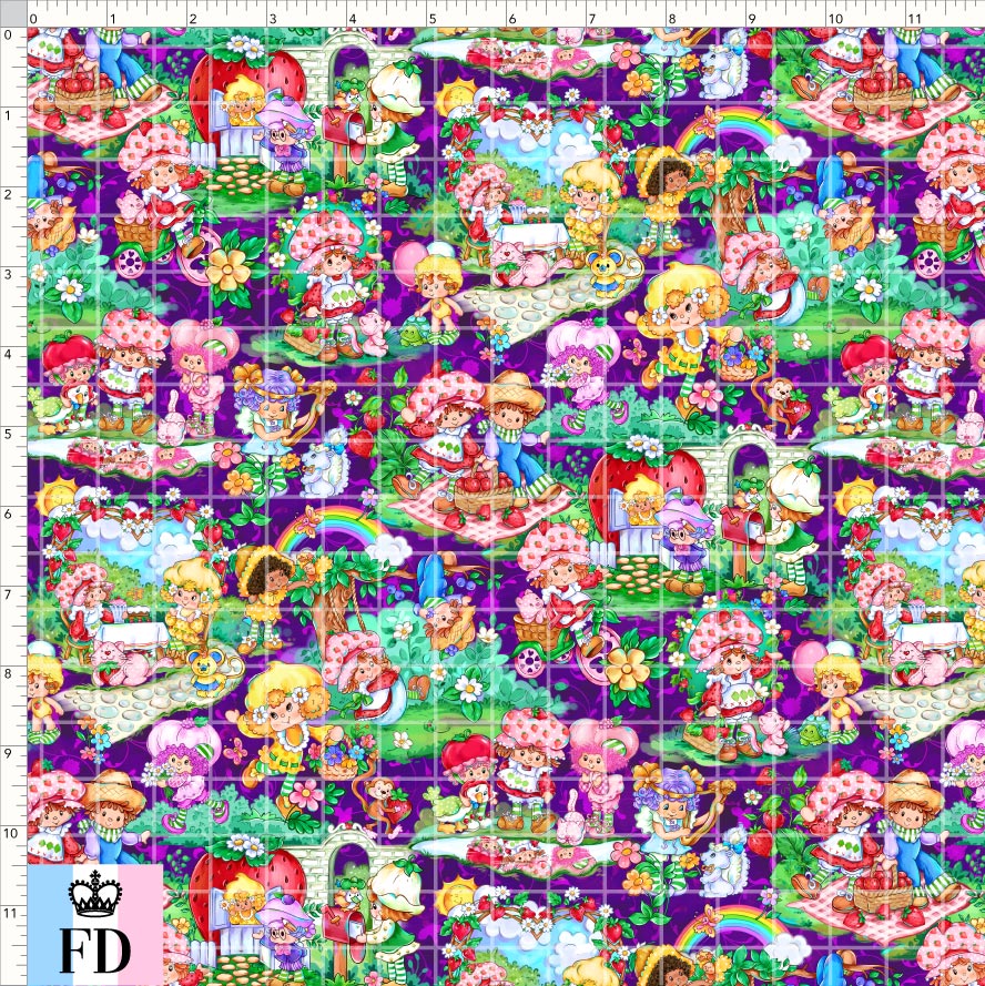 PREORDER - Short-Berry Friends - Main - Purple - SMALL SCALE