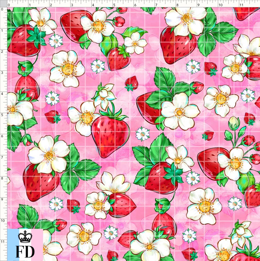 PREORDER - Short-Berry Friends - Strawberries - Pink - REGULAR SCALE