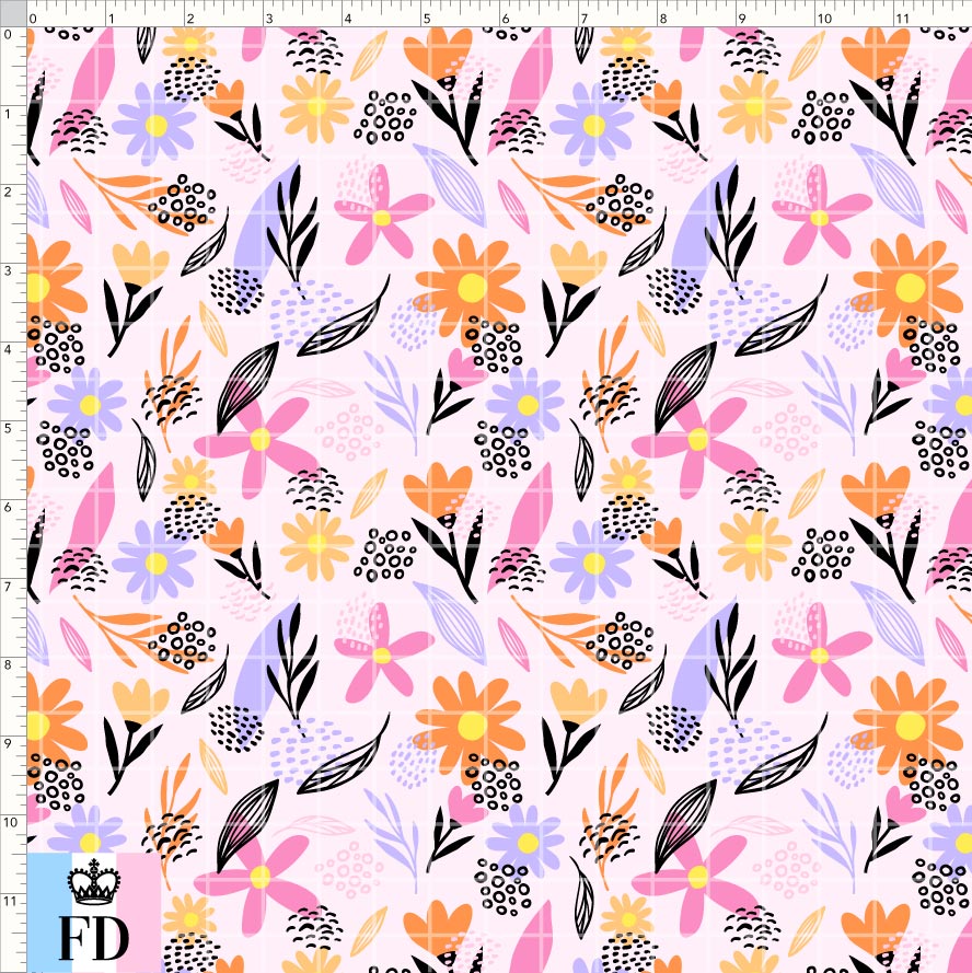 PREORDER - Flowers - Wild Pastel Flowers