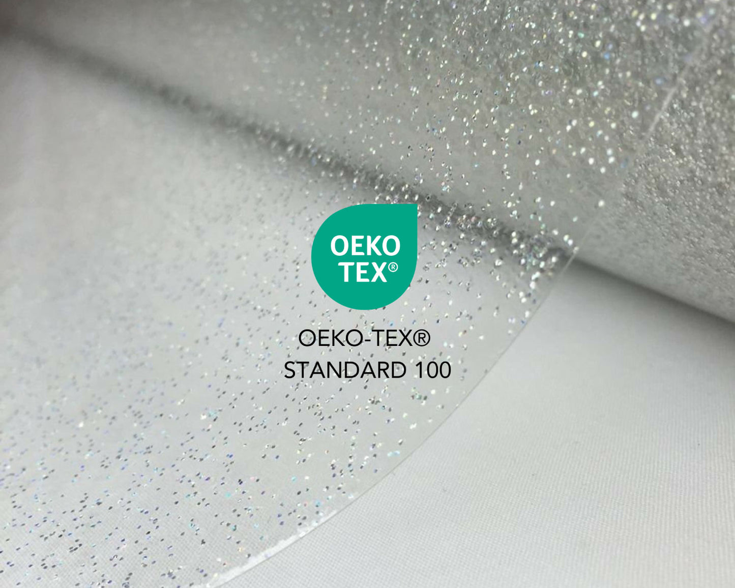 PREORDER - Custom Print On Demand CLEAR GLITTER VINYL