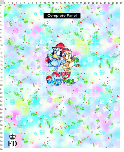 PREORDER - Christmas Wackadoo! - Panel - Blueymas - Mistletoe Pastel - CHILD or ADULT