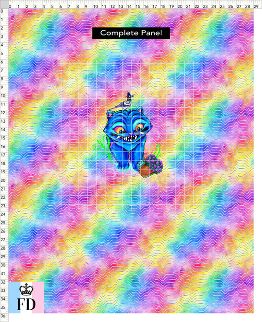 PREORDER - KPop Demon HuntrX - Panel - Derb - Rainbow Waves - ADULT