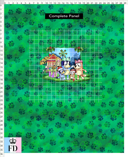 PREORDER - Christmas Wackadoo! - Panel - Family - Paws Green - CHILD or ADULT