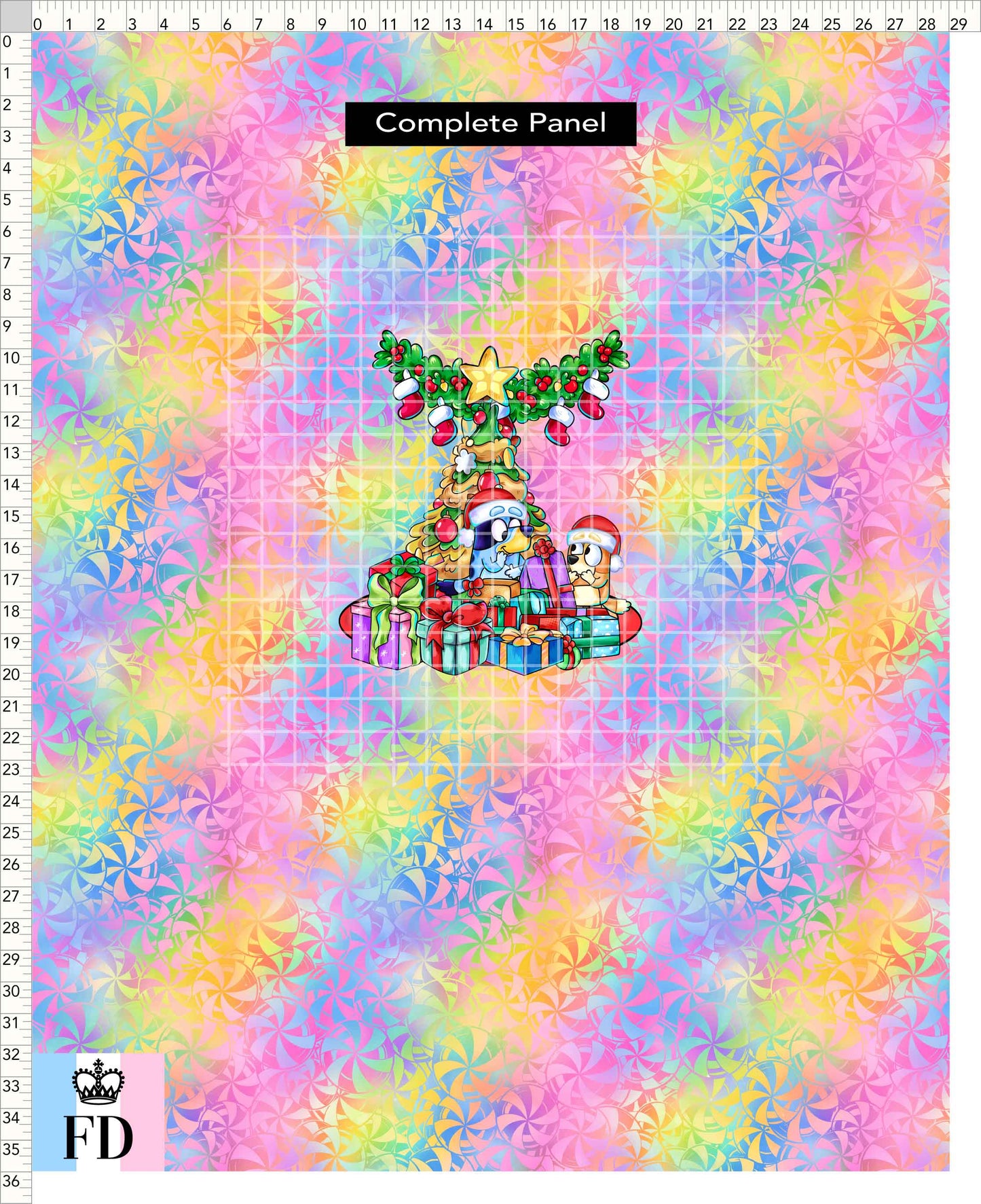 PREORDER - Christmas Wackadoo! - Panel - Gifts - Candy Colorful - CHILD or ADULT