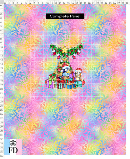 PREORDER - Christmas Wackadoo! - Panel - Gifts - Candy Colorful - CHILD or ADULT