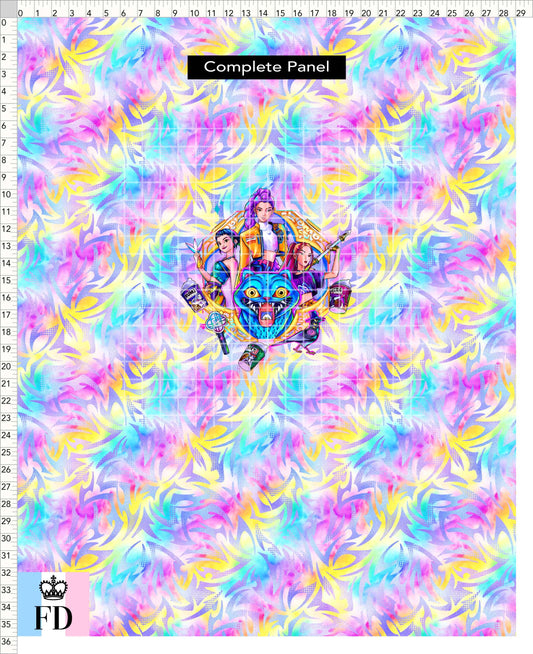 PREORDER - KPop Demon HuntrX - Panel - HunterX - Colorful Wild - ADULT