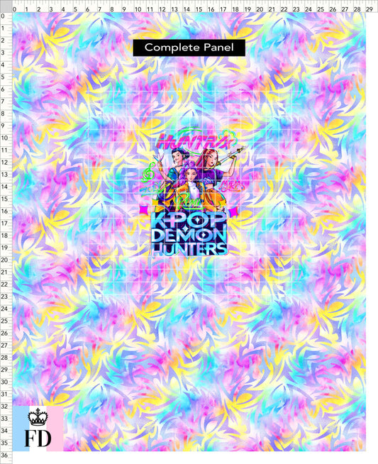 PREORDER - KPop Demon HuntrX - Panel - KPop DH - Colorful Wild - ADULT