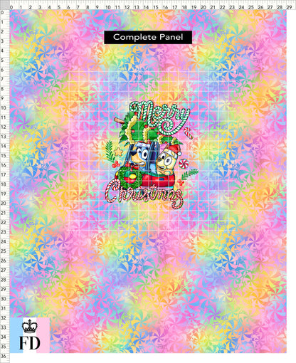 PREORDER - Christmas Wackadoo! - Panel - Merry Car - Candy Colorful - CHILD or ADULT