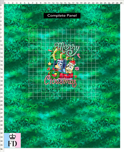 PREORDER - Christmas Wackadoo! - Panel - Merry Car - Candy Green - CHILD or ADULT