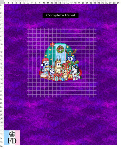 PREORDER - Christmas Wackadoo! - Panel - Party - Candy Purple - CHILD or ADULT