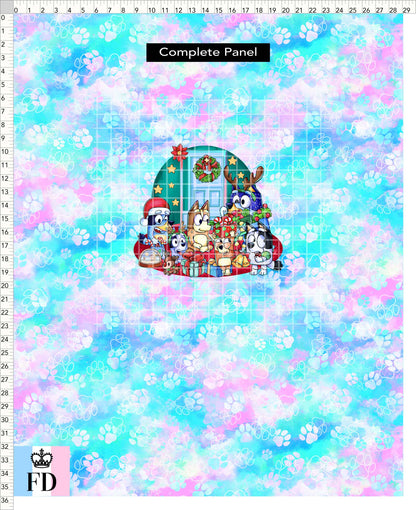 PREORDER - Christmas Wackadoo! - Panel - Party - Paws Pastel - CHILD or ADULT